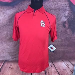 MLB True Fan St. Louis Cardinals Polo Shirt S